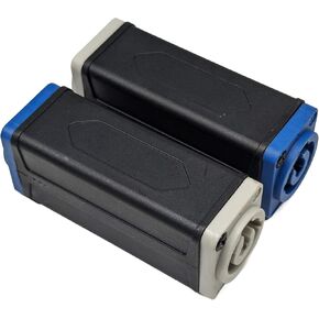 2-Pcs Powercon Male to Female Connector Extension Adapter NAC3MPA-1 to powerCON NAC3MPB-1 Coupler for Linking Cables in Saudi Arabia