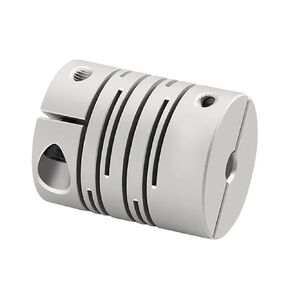 Aluminum Alloy Parallel Line Coupling D20L26 4/5/6/6.35/8mm Clamping Groove Elastic 1Pcs(4x6) in Saudi Arabia