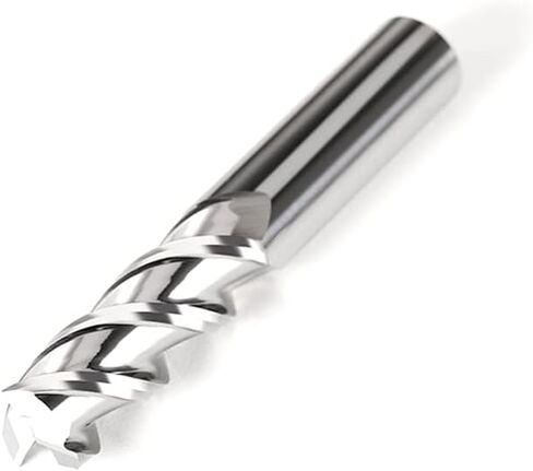 1pcs Carbide End Mill Cutter HRC55 Aluminum Diameter 1-20mm High 50L/75L/100L 3 Flute CNC for Copper Wood in Kuwait