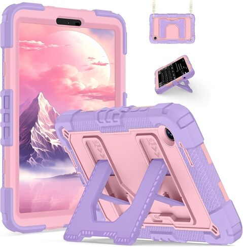 غطاء الكمبيوتر اللوحي Lunivop متوافق مع هاتف Samsung Galaxy Tab A11 Plus 2025 / A9 Plus 2023 حافظة مقاس 11 بوصة مع حامل مدمج وغطاء حماية عالي التحمل لجهاز Samsung Tab A11+ Plus /A9 Plus أزرق أسود in Kuwait