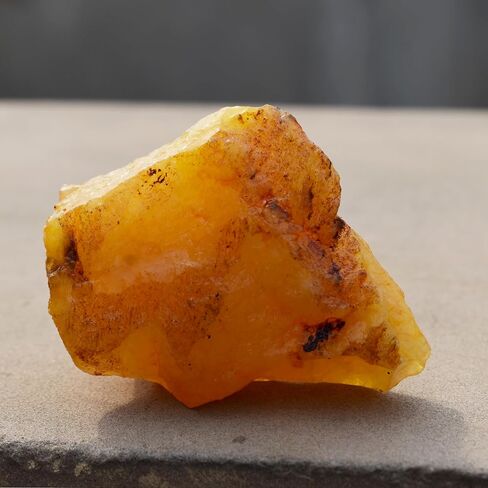 Natural Yellow Sapphire Rough Gemstone, 100-200 Ct, Certified in Kuwait