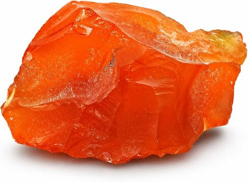 Premium Quality 119 Ct Natural Orange Sapphire Uncut Rough Certified Gemstone in Kuwait