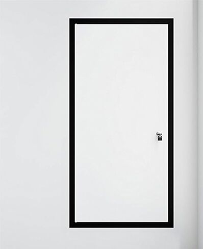 Customizable Tall Aluminium Access Door Panel for Drywall - Lockable Access Panel,1pcs(White,27x36in) in Kuwait