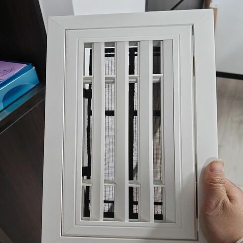 Ventilated Access Panel with Mesh Cover - White Plastic Inspection Hatch for Garage, Home & Office (32"x33"/81.3x83.8cm) - Durable, Easy Installation Access Door in Kuwait