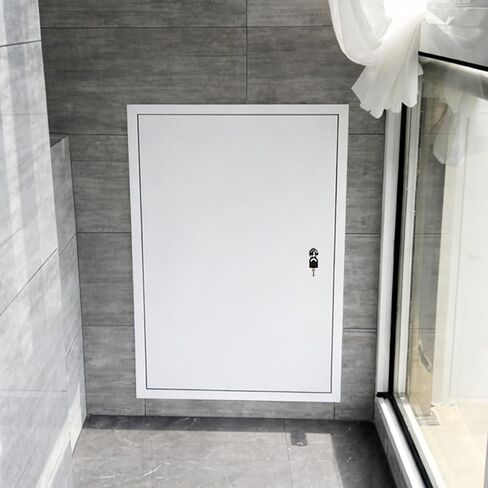 Aluminum Alloy Inspection Hatch with Safety Lock - Soundproof Access Panel for Kitchen, Attic, Crawl Space, HVAC - 50x120cm (20x48in) Durable & Secure in Kuwait