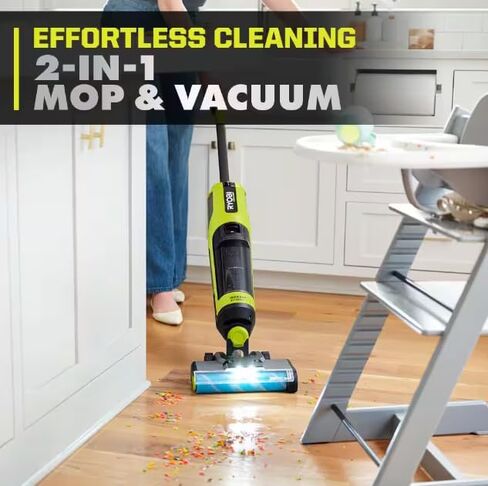 ONEAND HP 18V Wireless SWIFTCLEAN ممسحة رطبة/جافة ومجموعة مكنسة كهربائية مع بطارية 4.0 أمبير أ in Kuwait