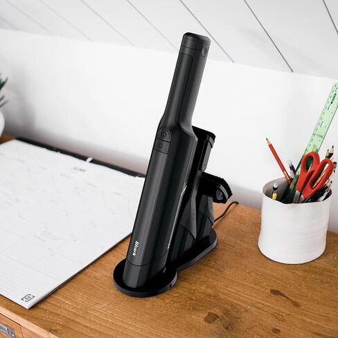 مكنسة يدوية لاسلكية من Shark WANDVAC، خفيفة الوزن ومحمولة بوزن 1.4 رطل. مع شفط قوي، قاعدة شحن، فارغة بلمسة واحدة للسيارة والمنزل، الملحقات متضمنة، أسود (متجدد) | خفيف الوزن ومحمول، شفط قوي، قاعدة شحن، فارغ بلمسة واحدة، ملحق in Kuwait