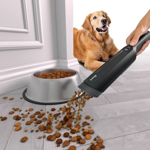 مكنسة يدوية لاسلكية من Shark WANDVAC، خفيفة الوزن ومحمولة بوزن 1.4 رطل. مع شفط قوي، قاعدة شحن، فارغة بلمسة واحدة للسيارة والمنزل، الملحقات متضمنة، أسود (متجدد) | خفيف الوزن ومحمول، شفط قوي، قاعدة شحن، فارغ بلمسة واحدة، ملحق in Kuwait