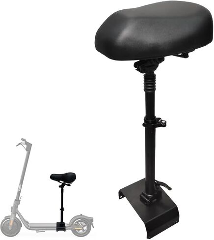Electric Scooter Seat Compatible with Ninebot E-Series/E2-Series/C-Series/F-Series/G-Series Foldable Saddle Seat, Comfortable PU Large Cushion, Electric Scooter Accessory(E2por-Series) in Kuwait