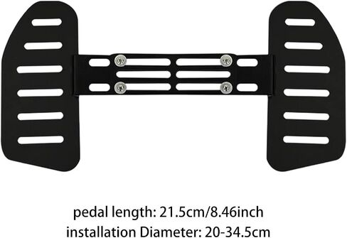 E Bike Scooter Wide Front Footrest 20-34.5cm Installation Spacing Anti Skid in Saudi Arabia
