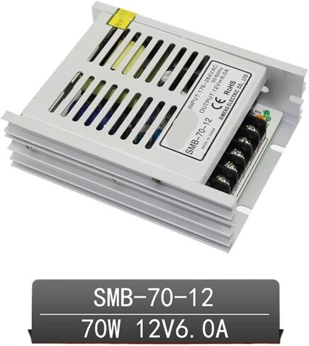 70 واط SMB-70-12 نوع رفيع للغاية مخرج واحد تحويل التيار الكهربائي 12 فولت 6A AC-DC سائق LED نحيف in Kuwait