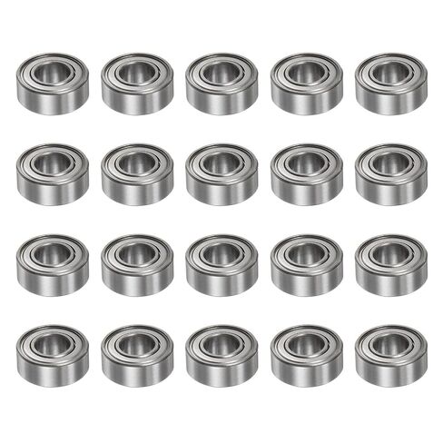 Generic 20 قطعة 686ZZ الكرات الأخدود العميق 6 مللي متر تتحمل 13 مللي متر OD 5 مللي متر سميكة الكروم الصلب مزدوجة محمية تحمل للمحركات مضخات الناقلات in Kuwait
