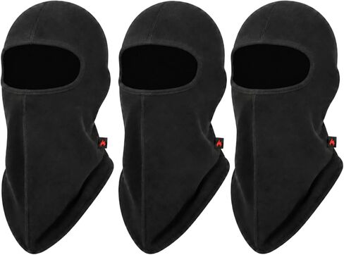 Shyyween 3 Pcs Fr Balaclava Face Mask Flame Resistant Covering Welding Hood for Man Arc Rated Cat2 Cover Hood for Welding One Size Black in Kuwait