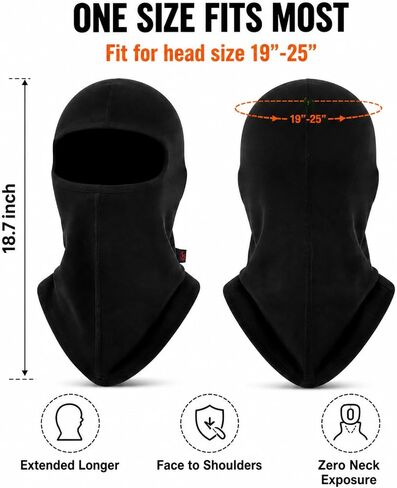 Shyyween 3 Pcs Fr Balaclava Face Mask Flame Resistant Covering Welding Hood for Man Arc Rated Cat2 Cover Hood for Welding One Size Black in Kuwait