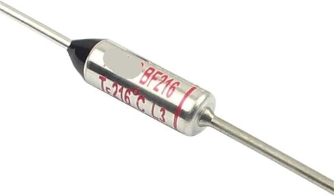 5pcs Thermal Fuse 216 Celsius Degree 10A 250V Cutoff Pellet TCO Axial Lead Temperature Links in Saudi Arabia