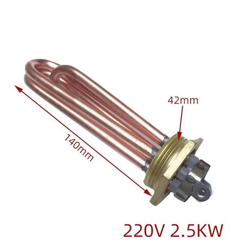 DN32 42 مللي متر موضوع النحاس عنصر التدفئة 220 فولت 2.5KW سخان مياه غاطس المقاومة 1 قطعة in Kuwait