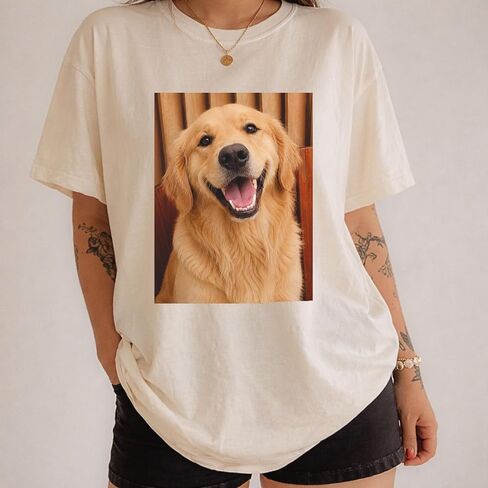 Comfort Color Custom Photo T Shirt, Create Your Own Shirt with Picture & Text, Personalized 100% Cotton Tee, Custom Shirts Design Your Own, Youth XS-XL & Adult S-3XL in Kuwait