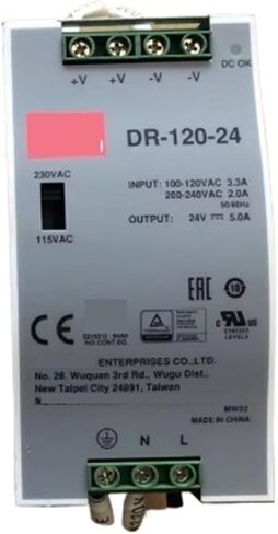 DR-120-24، مزود طاقة تحويل صناعي من نوع السكك الحديدية DIN in Kuwait