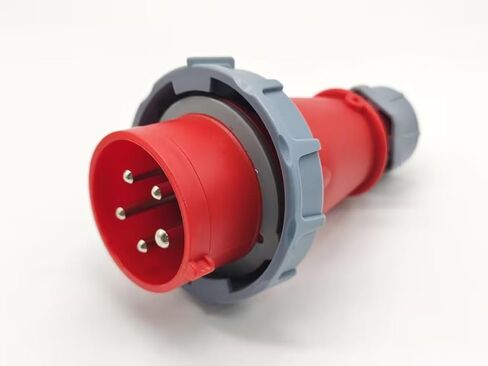 Waterproof Industrial Connector Plug 5Pin 16A-6H 380V-415V 3P+E+N IP67 in Saudi Arabia