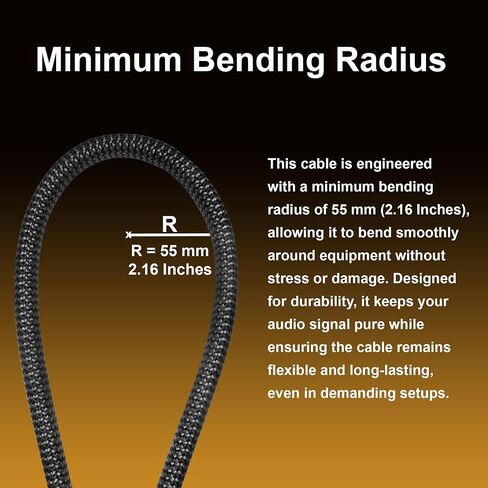 WORLDS BEST CABLES 10 Foot Ultimate – 18 AWG - Ultra-Pure OFC –Ultra-Low-Capacitance (8.5pF/ft)- Premium Audiophile XLR Cable Pair with Silver-Plated Custom Amphenol XLR Plugs & Carbon Tweed Jacket in Kuwait