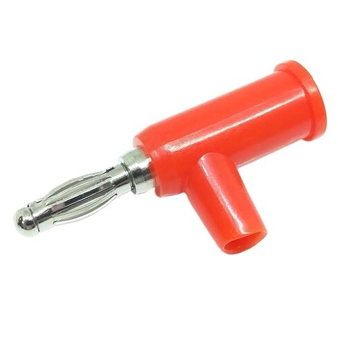 5PCS/Lots Side Screw Connection 4mm Banana Plug Stackable Nickel Plated Speaker Multimeter Banana Plug Connector(Color Mixing) in Kuwait