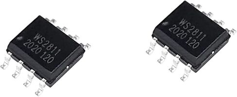 WS2811 2811 WS2811S SOP-8 SMD RGB LED قرص الطاقة رقاقة شرائح 10 قطعة in Kuwait