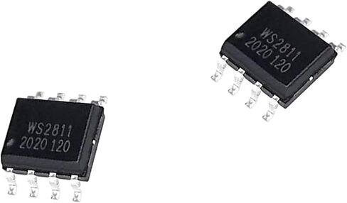 WS2811 2811 WS2811S SOP-8 SMD RGB LED قرص الطاقة رقاقة شرائح 10 قطعة in Kuwait