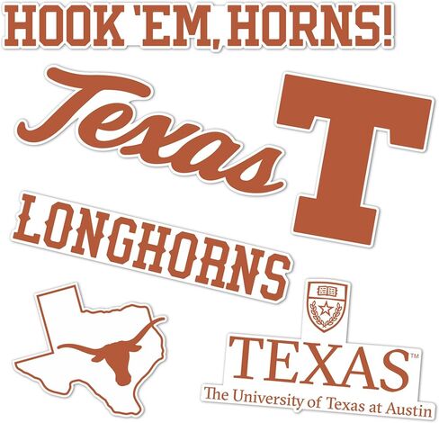 ملصق جامعة تكساس لصبار الصحراء Longhorns UT Austinr شارات الفينيل زجاجة مياه للكمبيوتر المحمول ورقة قصاصات السيارة T2 (النوع 2-4) in Kuwait