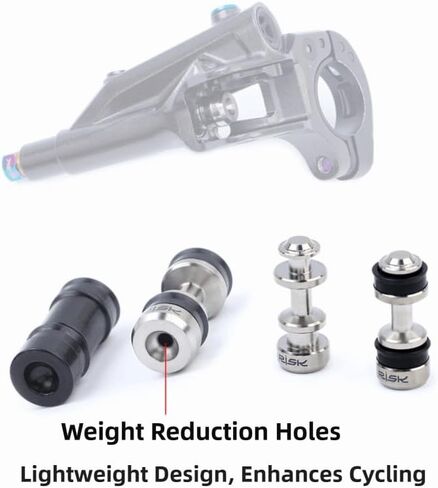 Titanium Alloy Brake Lever Piston Kit 2 Pcs – for Shimano XT M8000 M7000, for SLX M785, Hydraulic Disc Brake Repair with 4 Sealing Rings in Saudi Arabia