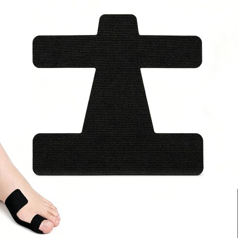Kubot 40Pcs Pre-Cut Bunion Corrector Kinesiology Tape– Elastic, Breathable and Hypoallergenic Latex-Free Toe Support Strips, Day/Night Support, Upgrade Anti Slip Gel Strap for Big Toe Straightener (Skin Color) in Kuwait