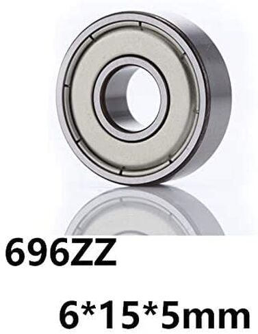 TMP1105 الدقة الكرات الأخدود العميق 10 قطعة 696ZZ مصغرة 6x15x5 مللي متر تحمل مادة الصلب 696-ZZ in Kuwait