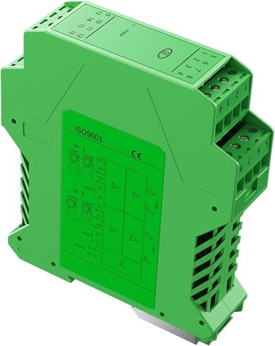 Signal Isolator 4-20mA to 0-10V Analog Signal Splitter 0-10V 0-5V 0-10mA DC Signal Insulator DC24V Analog Signal Isolator(Glg,Input 4-20MA-OUTPUT 0-20MA-2 in 4 Out) in Kuwait