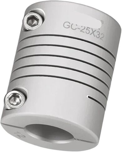 Shaft Coupling Aluminum Alloy Winding Clamp Coupling D25L25(6.35x7mm) in Kuwait