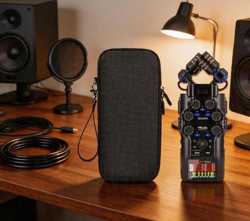 حافظة لجهاز Zoom H6Studio / H6 Studio Float Handheld Recorder، أسود (الحافظة الوحيدة) in Kuwait