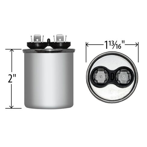 Mars Jard Motor Run Capacitor 20 MFD Single Section 370 Volt Round 12714 in Kuwait