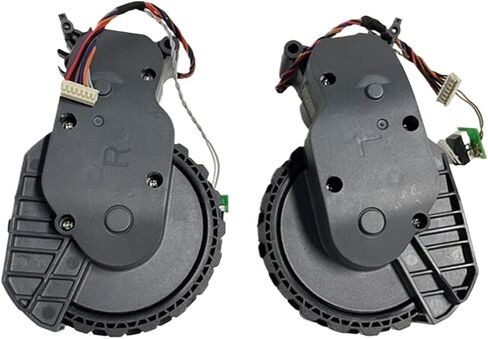 Left And Right Walking Wheels Vacuum Cleaner Accessories，Compatible For Roborock，S5 Max S6 Pure S6 MaxV E4 S4 Max S7 E5 G10 S7 Pro(1pair-Left AND Right) in Kuwait