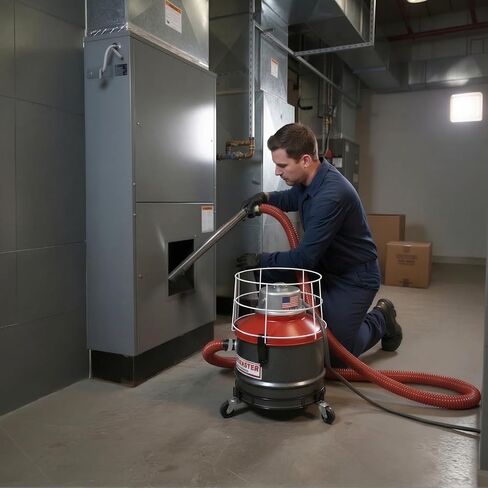 SOOTMASTER® Mastercraft® 641M Industrial Soot Vacuum – Furnace & Chimney Cleaning Vacuum for Boilers & Fireplaces in Kuwait