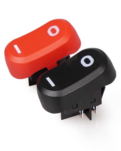 2-Pack 30A 4-Pin Heavy Duty Rocker Switch, Waterproof 110V/250V On/Off Switch for Wet/Dry Vacuum Cleaners, Two Gear 4Pins Toggle Switch in Kuwait