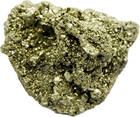 Pyrite 659.60 Ct Natural Rare Golden Uncut CERTIFIED Loose Gemstone Raw Rough in Kuwait