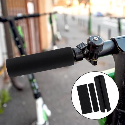 2 Pcs Foam Handle Cover Buffer Tube Cover 4.33 Inch Black | NBR Rubber Foam, Grip Wrap, For Fitness Home Lawn Bicycle Motorbike Handlebar, Comfortable Foams Tubing Handle Grips in Kuwait