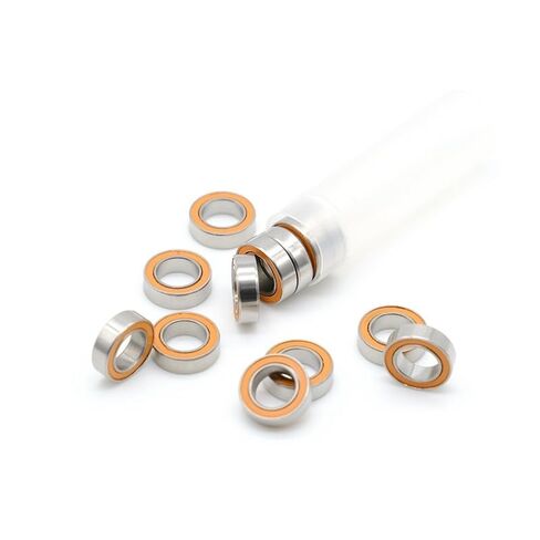 2 قطعة 6x10x3mm ABEC-7 SMR106 2RS الفولاذ المقاوم للصدأ Si3N4 محمل كروي سيراميك SMR106 RS 2OS الصيد بكرة تحمل in Kuwait