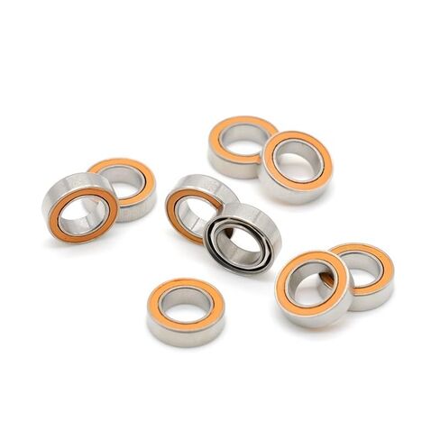 2 قطعة 6x10x3mm ABEC-7 SMR106 2RS الفولاذ المقاوم للصدأ Si3N4 محمل كروي سيراميك SMR106 RS 2OS الصيد بكرة تحمل in Kuwait