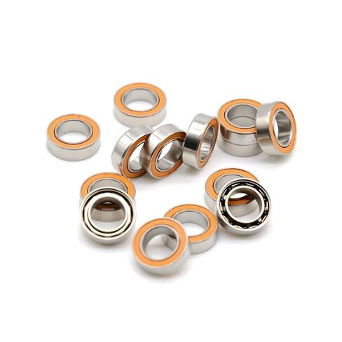 2 قطعة 6x10x3mm ABEC-7 SMR106 2RS الفولاذ المقاوم للصدأ Si3N4 محمل كروي سيراميك SMR106 RS 2OS الصيد بكرة تحمل in Kuwait
