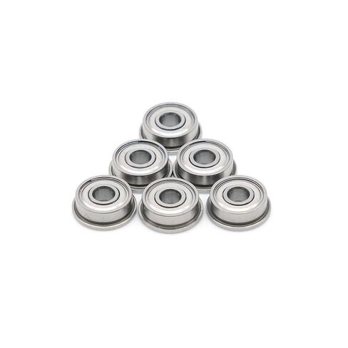 FR2-5ZZ Flange Bearing 3.175 * 7.938 * 3.571 mm (5PCS) 1/8" X5/16 X9/64 Inch Flanged FR2-5 Z ZZ Ball Bearings in Kuwait