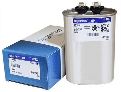 GE Genteq Oval Capacitor 35 uf MFD 440 Volt Z97F9638 97F9638 in Kuwait