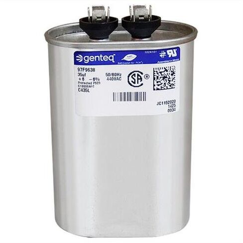GE Genteq Oval Capacitor 35 uf MFD 440 Volt Z97F9638 97F9638 in Kuwait