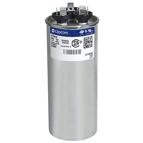 100335-06 - 35 + 5 فائق التوهج MFD 440 فولت VAC - ترقية Ducane Round Dual Run Capacitor | تشغيل مزدوج دائري in Kuwait