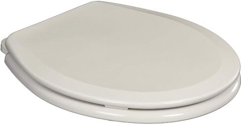 Mansfield Elongated Closed Front White Wood Premium Toilet Seat - 1 Each in Kuwait