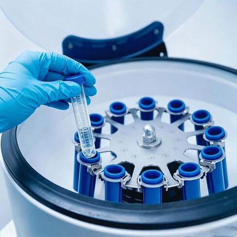 أنابيب طرد مركزي سعة 50 مل مع غطاء لولبي، 50 عبوة من أنابيب اختبار بلاستيكية قائمة بذاتها، أنبوب مخروطي من مادة البولي بروبيلين مع غطاء، علامات متدرجة in Kuwait