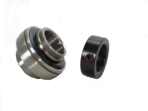 HC207-35MM محمل إدراج سلسلة HC200، قابل لإعادة التشحيم، طوق قفل غريب الأطوار، متري، ختم شفة واحدة، تجويف 35 مم، حلقة داخلية بعرض 19 مم، حلقة خارجية كروية 51.1 مم، القطر الخارجي 72 مم in Kuwait